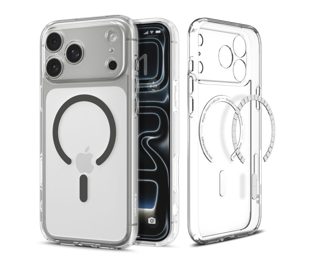 SPIGEN Ultra Hybrid Mag Magsafe do Iphone 17 Pro Max Clear/Graphite 8800283314151 - 1359916 - zdjęcie